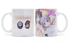 [중고] 머그컵·탕만(캐릭터) 아오바 & 히후미 풀 컬러 머그컵 [NEW GAME!!]
