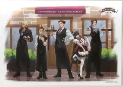 【中古】マグカップ・湯のみ 集合 ランチョンマット 「CAPCOM CAFE×逆転裁判シリーズ」 コラボフード・スイーツ注文特典