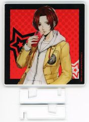 [중고] 코스터 주인공(P5X) [페르소나 5 자로얄 & 페르소나 5The Phantom X×Animax Cafe+ 트레이딩 아크릴 코스터 스탠드]