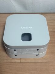 ☆HA120【中古品】スマートフォン専用 ラベルプリンター brother PT-P300BT　ホワイト