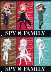 [중고] 클리어 파일 아냐 포저 A4 클리어 파일 세트 마네코 아냐 Vol.1 [WIT×CLW SPY×FAMILY SHOP]