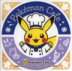 【中古】マグカップ・湯のみ ピカチュウ(パティシエ/パープル) クリアコースター 「ポケットモンスター ポケモンカフェ」 ドリンクメニュー注文特典