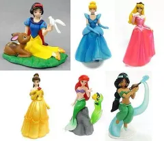 【中古】トレーディングフィギュア 全6種セット 「SR ディズニープリンセス」