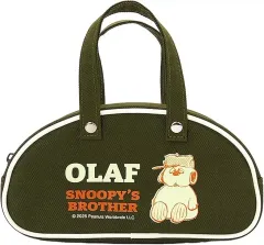 【中古】バッグ オラフ グリーン レトロバッグポーチ 「PEANUTS(SNOOPY)」
