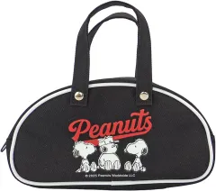 【中古】バッグ スヌーピー ブラック レトロバッグポーチ 「PEANUTS(SNOOPY)」