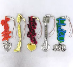 【中古】雑貨 全5種セット デザインストラップ 「一番くじ ジョジョの奇妙な冒険 第三部 スターダストクルセイダース ～BLACK SIDE～」 G賞