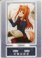 【中古】アクリルスタンド・アクリルパネル 書物とホロ アクリルスタンドパネル 「くじ引き堂 狼と香辛料 まるごとホロづくし! オンラインくじ」 B-12賞
