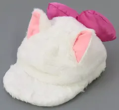 【中古】帽子 マリー ファンキャップ(つば、耳、リボン付き) 「おしゃれキャット」 東京ディズニーリゾート限定