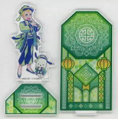 【中古】アクリルスタンド・アクリルパネル 花垣武道＆ポチャッコ 背景付きアクリルスタンド 「東京リベンジャーズ×サンリオキャラクターズ」