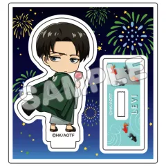 【中古】アクリルスタンド・アクリルパネル リヴァイ(ミニキャラ) 縁日 アクリルスタンド 「進撃の巨人」