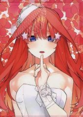 [중고] 클리어 파일 [단품] 나카노 5월 A4 클리어 파일 [5등분의 신부전 MAKEOVER 나카노 5월 상품 세트 B]
