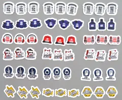 【中古】シール・ステッカー 集合 フレークシール 「ヒプノシスマイク -Division Rap Battle- 6th Anniversary Party」