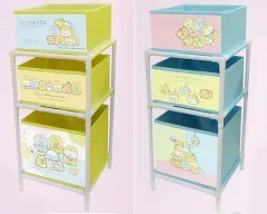 【中古】雑貨 全2種セット こいぬといぬごっこ 3段収納ラック 「すみっコぐらし」