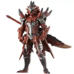 【中古】食玩 トレーディングフィギュア 9.レウスシリーズ装備ハンター+炎剣リオレウス(男剣士) 「モンスターハンター ダイナミックワークス」 