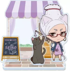 【中古】アクリルスタンド・アクリルパネル 綾瀬星子(猫カフェ) ぷちちょこ ミニアクリルジオラマ 「ダンダダン」