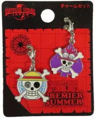 【中古】キーホルダー ルフィ＆エース チャームセット 「ワンピース」 ユニバーサル・スタジオ・ジャパン限定