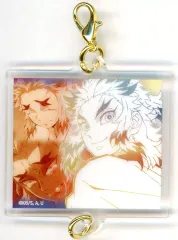 【中古】キーホルダー 煉獄杏寿郎(デザイン97) 「アニメ 鬼滅の刃 柱展 -そして無限城へ- 柱百景～絆アクリルチャーム15～ 煉獄杏寿郎」