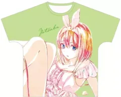 【中古】衣類 中野四葉 Ani-Art フルグラフィックTシャツ vol.2 グリーン ユニセックスXLサイズ 「五等分の花嫁」