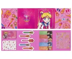 【中古】ノート・メモ帳 セーラー10戦士 付箋セット 「美少女戦士セーラームーン・ザ・ミラクル 4-D」 ユニバーサル・スタジオ・ジャパン限定