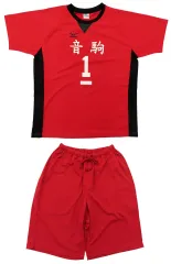 【中古】衣類 音駒高校 ルームウェア(上下セット) レッド Mサイズ 「ハイキュー!!」 しまむらオンラインストア限定