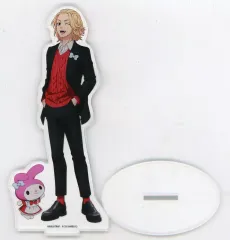 【中古】アクリルスタンド・アクリルパネル 佐野万次郎＆マイメロディ アクリルフィギュア 「東京リベンジャーズ ×サンリオキャラクターズ POP UP SHOP in TSUTAYA」