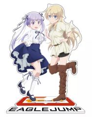 [중고] 아크릴 스탠드 아크릴 패널 아오바 & 코우 빅 아크릴 피규어 [NEW GAME!!]