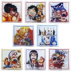 【中古】皿・茶碗 全8種セット ガラスプレート 「一番くじ ワンピース 匠ノ系譜」 I賞