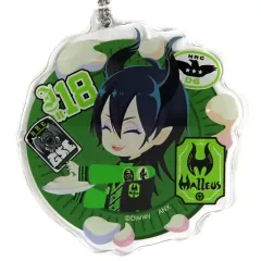 【中古】キーホルダー マレウス・ドラコニア 「ディズニー ツイステッドワンダーランド プレミアムバースデー2023 POP UP SHOP in アニメイト デフォルメアクリルチャームコレクション(ユニオンバースデー ver.)」