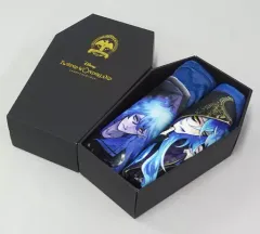 【中古】雑貨 イデア・シュラウド＆イグニハイド寮 フェイスタオル2枚セット 「ディズニー ツイステッドワンダーランド」 ヴィレッジヴァンガード限定