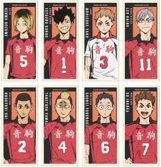 【中古】紙製品 全8種セット 「劇場版ハイキュー!! ゴミ捨て場の決戦 トレーディングスタンド付き色紙 ver.B」