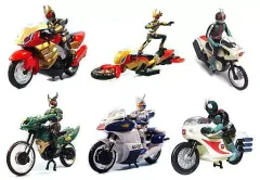 【中古】食玩 トレーディングフィギュア 全6種セット 「ザ・ライダーマシン3」 