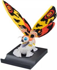 バンダイ 1992年 モスラ成虫 ソフビ フィギュア スタンド付き - メルカリ