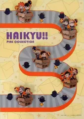 【中古】バッジ・ピンズ(キャラクター) 烏野高校 オリジナルピンバッジ(5個セット)＆スペシャル台紙 「Blu-ray/DVD ハイキュー!! 烏野高校VS白鳥沢学園高校 Vol.1～Vol.5」 Amazon各巻購入特典