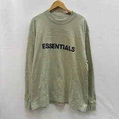 エッセンシャルズ ロゴ クルーネック 長袖Tシャツ MOSS フィアオブゴッド fog メンズ S ISItems【USED】【古着】【中古】50150620