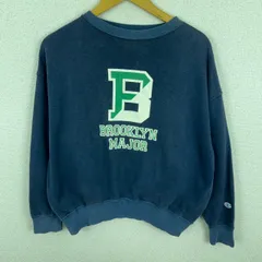 Champion チャンピオン スウェット ロゴプリント ネイビー Mサイズ メンズ 古着 アメカジ ストリート