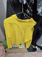 HAZZYS へジス イエロー カラーTシャツ 95サイズ