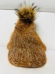 ニットキャップ ボンボン帽子