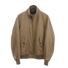 ジェイプレス J.PRESS スイングトップブルゾン ジャケット ジップアップ 無地 コットン ベージュ LL