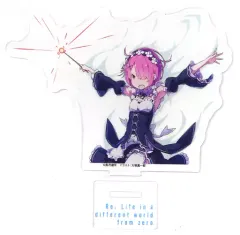 【中古】アクリルスタンド・アクリルパネル [単品] ラム アクリルスタンド 「ライトノベル Re：ゼロから始める異世界生活 27 ゲーマーズ限定版」 同梱特典
