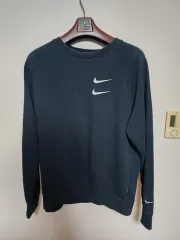 ナイキ ダブルスウッシュ クルーネック スウェット / m 100
