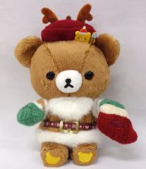 中古 リラックマ クリスマスぬいぐるみ 2019年 タグあり リラックマ