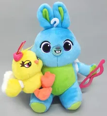 【中古】ぬいぐるみ ダッキー＆バニー Valentine Pop ぬいぐるみ 「トイ・ストーリー4」 ディズニーストア限定