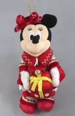 【中古】ぬいぐるみ ミニーマウス ぬいぐるみバッジ 「ディズニー・クリスマス2021」 東京ディズニーシー限定