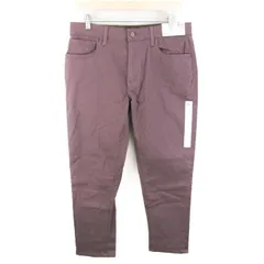 ユニクロ デニムパンツ ボトムス ウルトラストレッチ スキニーフィット カラージーンズ 未使用品 メンズ Lサイズ パープル UNIQLO