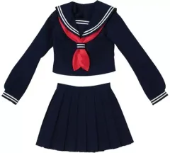 【中古】ドールアクセサリー 1/3 AZO2用 長袖クラシカルセーラー服＆スカーフset(ネイビー×レッド)
