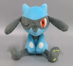 【中古】ぬいぐるみ リオル くつろぎタイム ぬいぐるみ～ヒノアラシ・ミズゴロウ・ウソハチ・リオル～ 「ポケットモンスター」