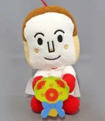 【中古】ぬいぐるみ しょくぱんまん ころふわ 花束どうぞぬいぐるみ 「それいけ!アンパンマン」
