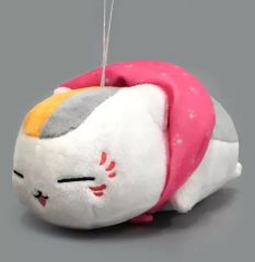 [중고] 봉제 장난감 냥코 선생님 B(보스 핑크) 냥코 선생님 외출 봉제인형 [나츠메 친구장]