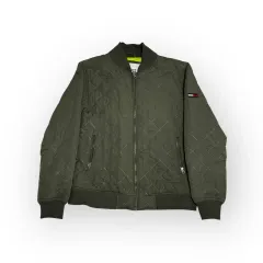 トミーヒルフィガー キルティング ブルゾン ジャケット カーキ色 XL