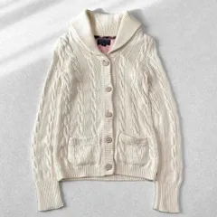 POLO JEANS COMPANY ポロジーンズカンパニー  / ラルフローレン / カシミヤ混 ケーブルニット ショールカラー カーディガン くるみボタン